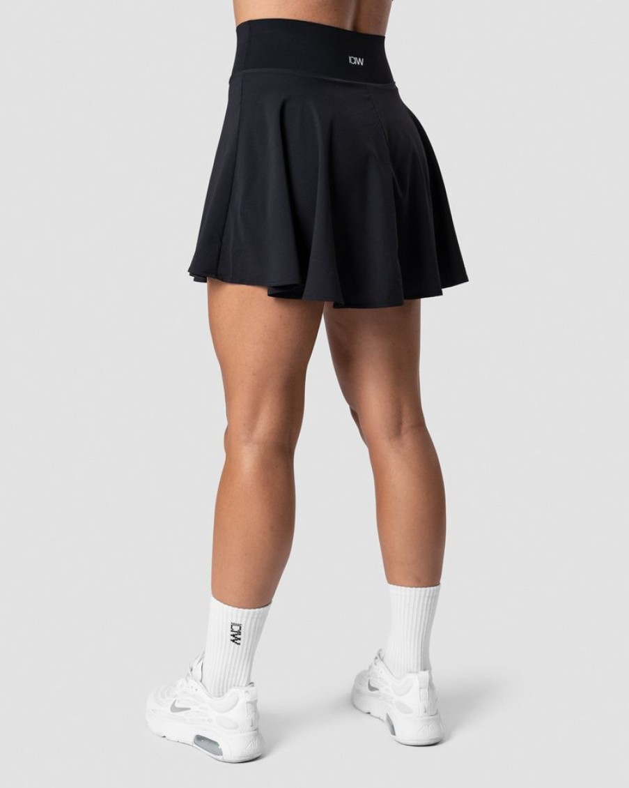 Dame ICIW Skjort & Kjoler | Smash 2-In-1 Skirt Black