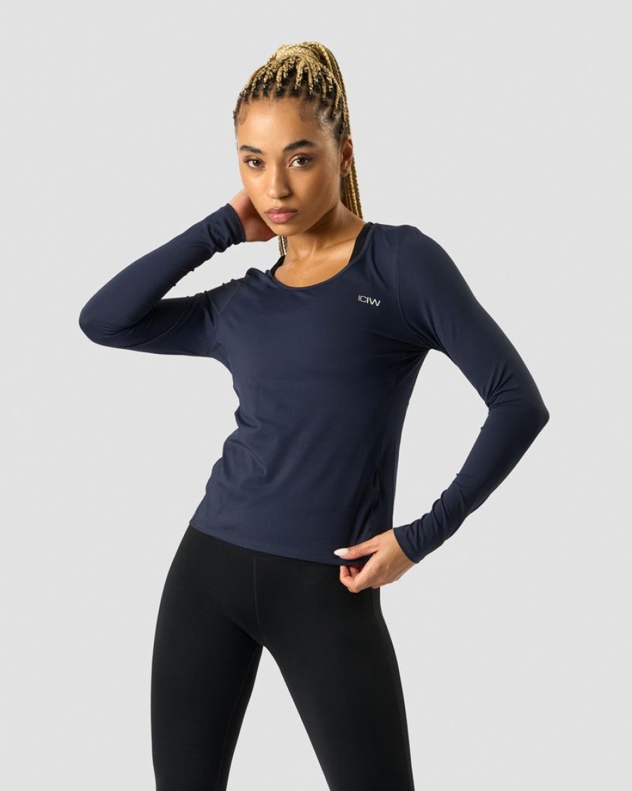 Dame ICIW Langermet | Everyday Tech Long Sleeve Navy