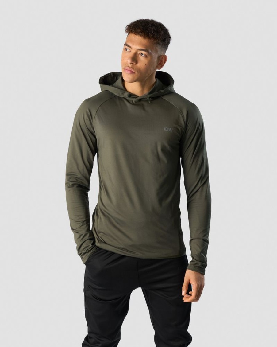 Herre ICIW Langermet | Ultimate Training Hoodie Green