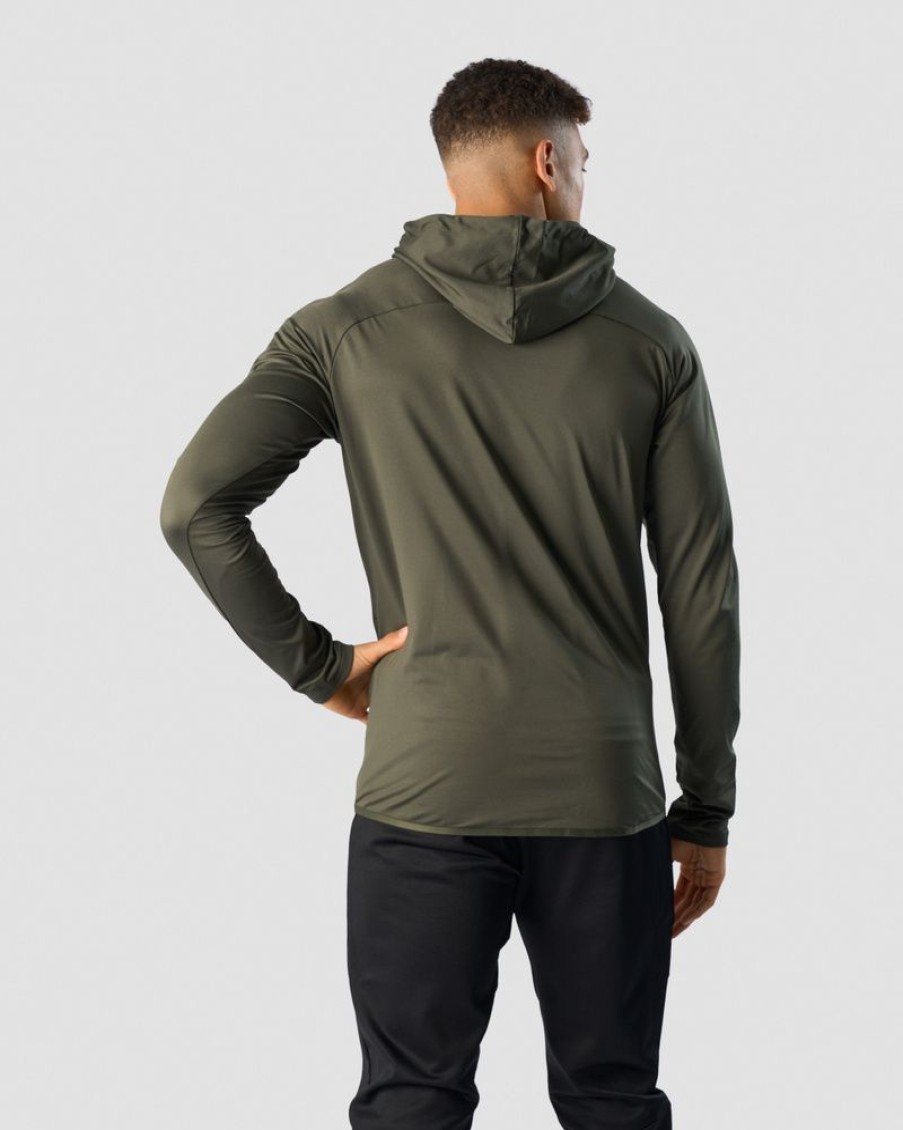 Herre ICIW Langermet | Ultimate Training Hoodie Green