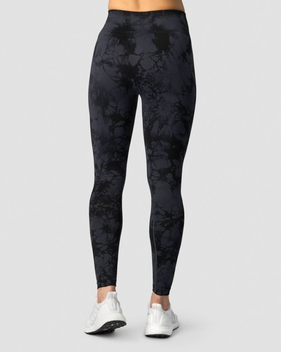 Dame ICIW Tights & Leggings | Define Seamless Tie Dye Tights Midnight