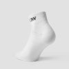 Dame ICIW Sokker | Training Half Socks White