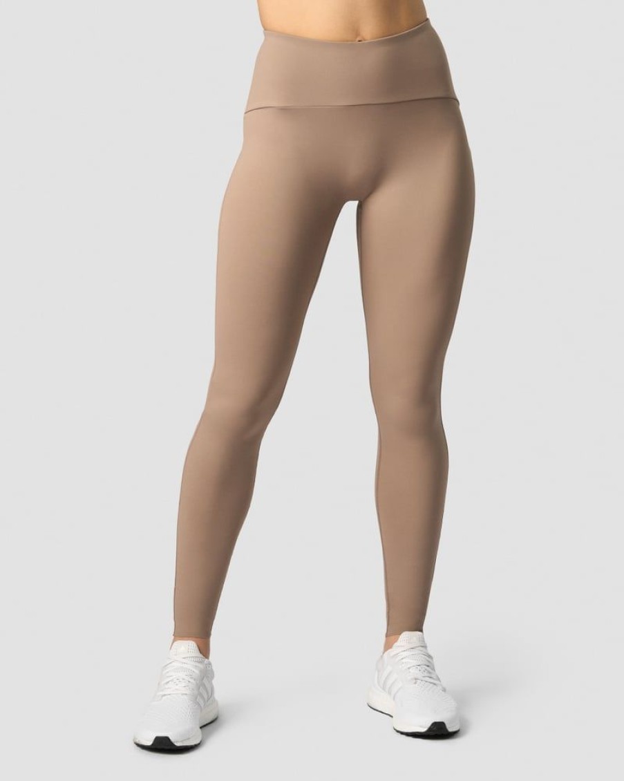 Dame ICIW Tights & Leggings | Nimble Curve Tights Autumn Brown