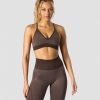 Dame ICIW Sport-Bh | Signature Seamless Sports Bra Dark Brown