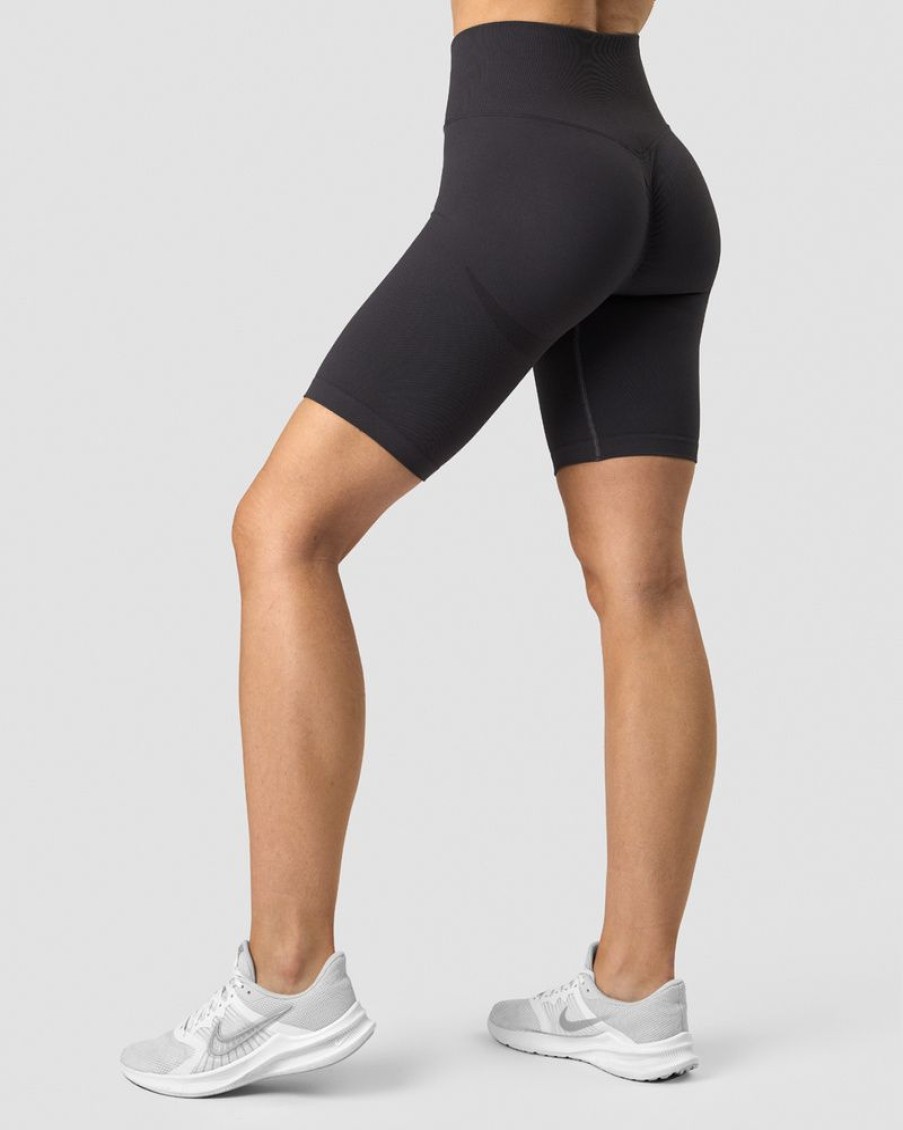 Dame ICIW Seamless | Scrunch Seamless Biker Shorts Graphite