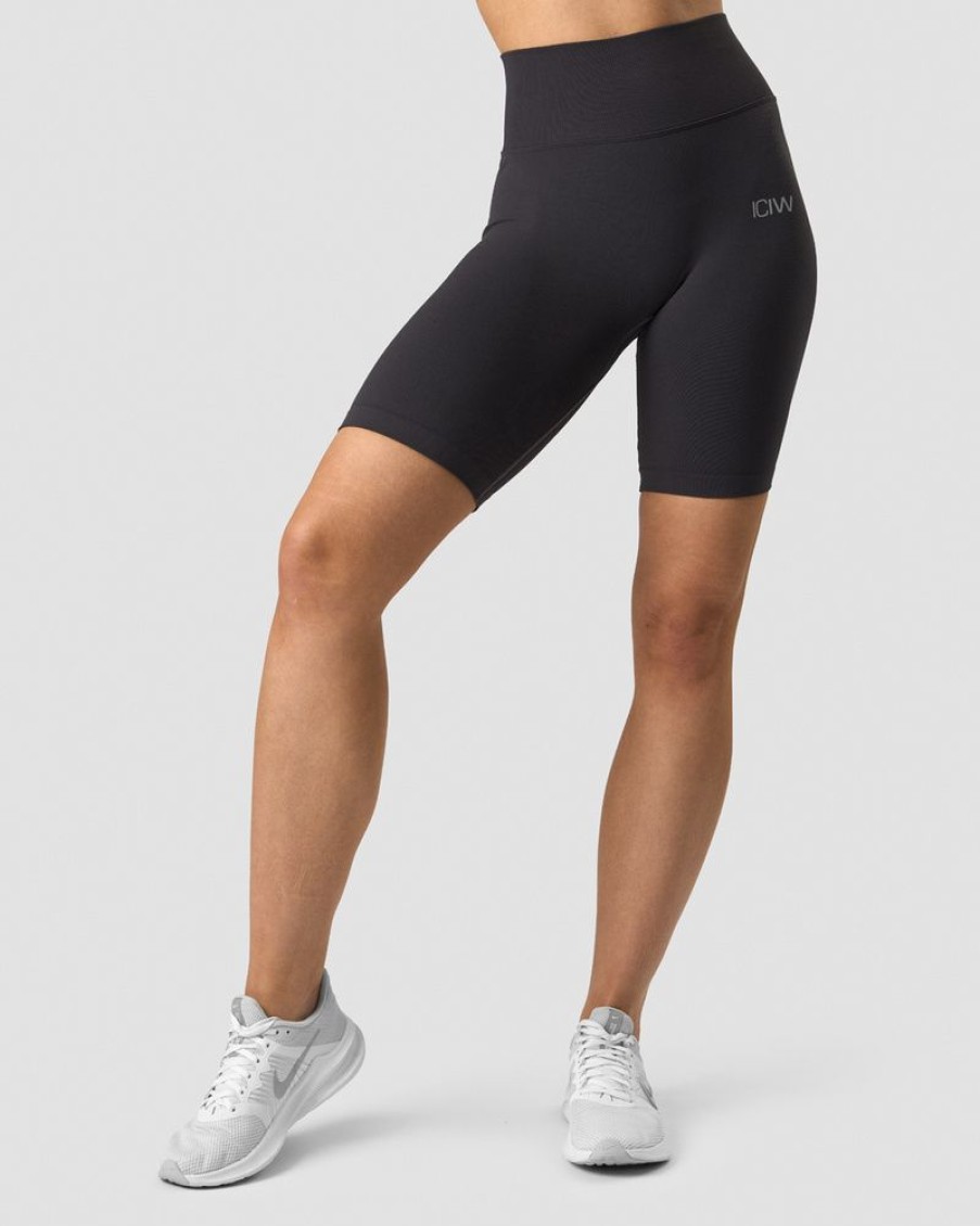 Dame ICIW Seamless | Scrunch Seamless Biker Shorts Graphite