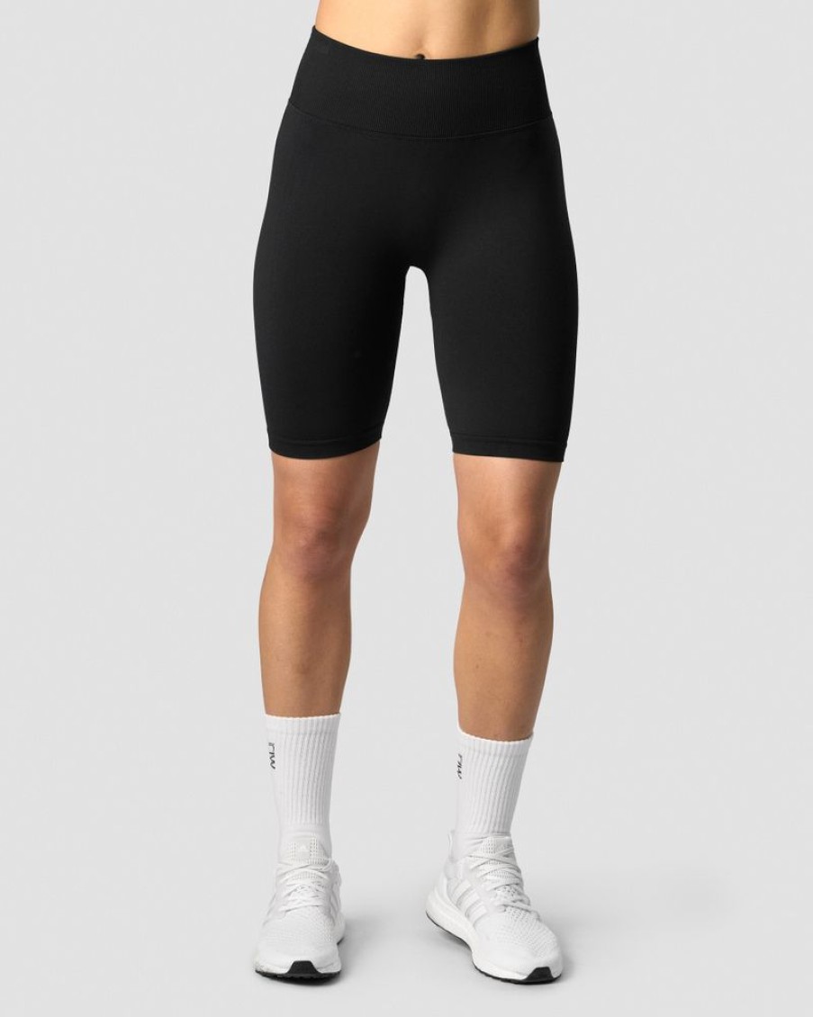 Dame ICIW Seamless | Define Seamless V-Shape Biker Shorts Black