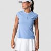 Dame ICIW T-Shirts | Training Pique Polo Sky Blue Wmn