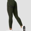 Dame ICIW Tights & Leggings | Rush Seamless Tights Dark Green
