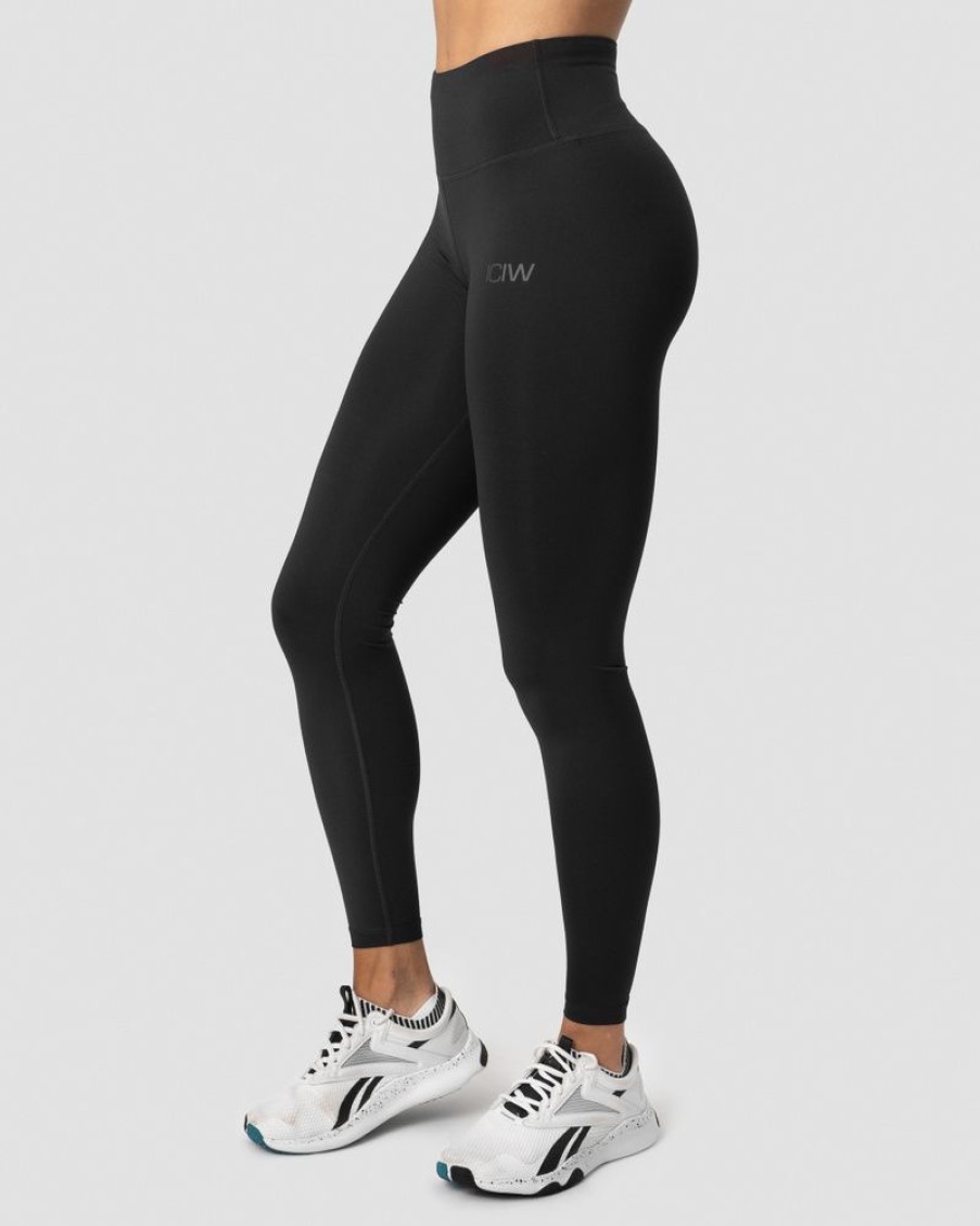 Dame ICIW Tights & Leggings | Classic High Waist Tights Black Wmn