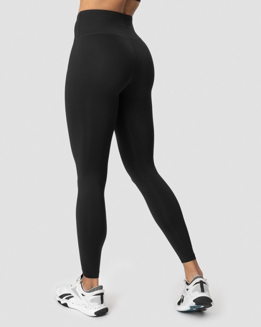 Dame ICIW Tights & Leggings | Classic High Waist Tights Black Wmn