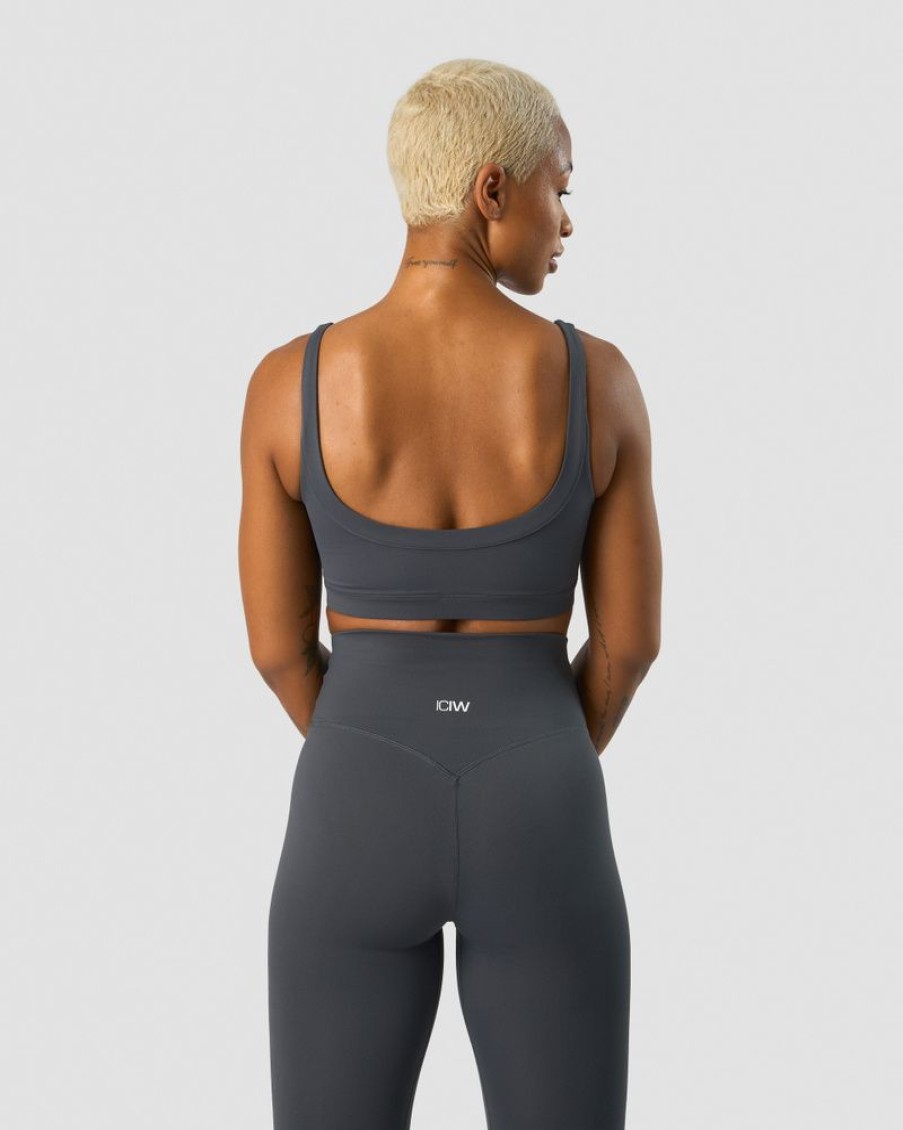 Dame ICIW Sport-Bh | Nimble Sports Bra Anthracite
