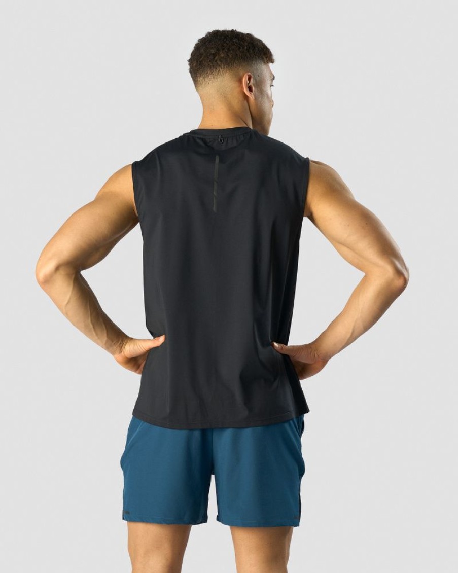 Herre ICIW T-Skjorter | Charge Sleeveless T-Shirt Men Black