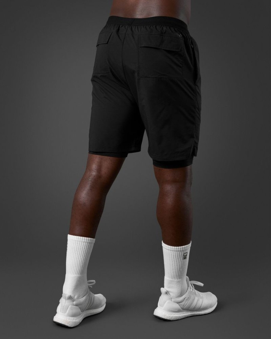 Herre ICIW Shorts | Reboot Tech 2-In-1 Shorts Black