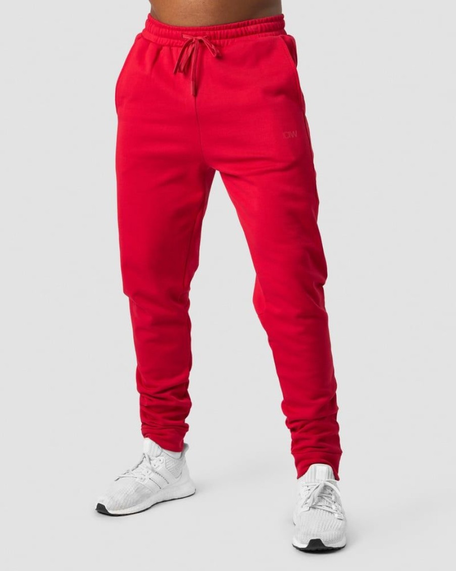 Herre ICIW Bukser | Training Club Sweat Pants Men Red