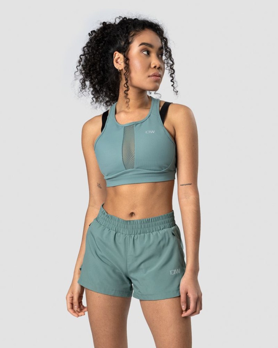 Dame ICIW Sport-Bh | Mercury Sports Bra Aqua Green