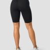 Dame ICIW Shorts | Classic V-Shape Biker Shorts Black Wmn