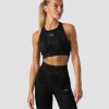Dame ICIW Sport-Bh | Camo Seamless Sports Bra Black