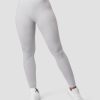 Dame ICIW Tights & Leggings | Define Seamless Logo Tights Wmn Light Grey