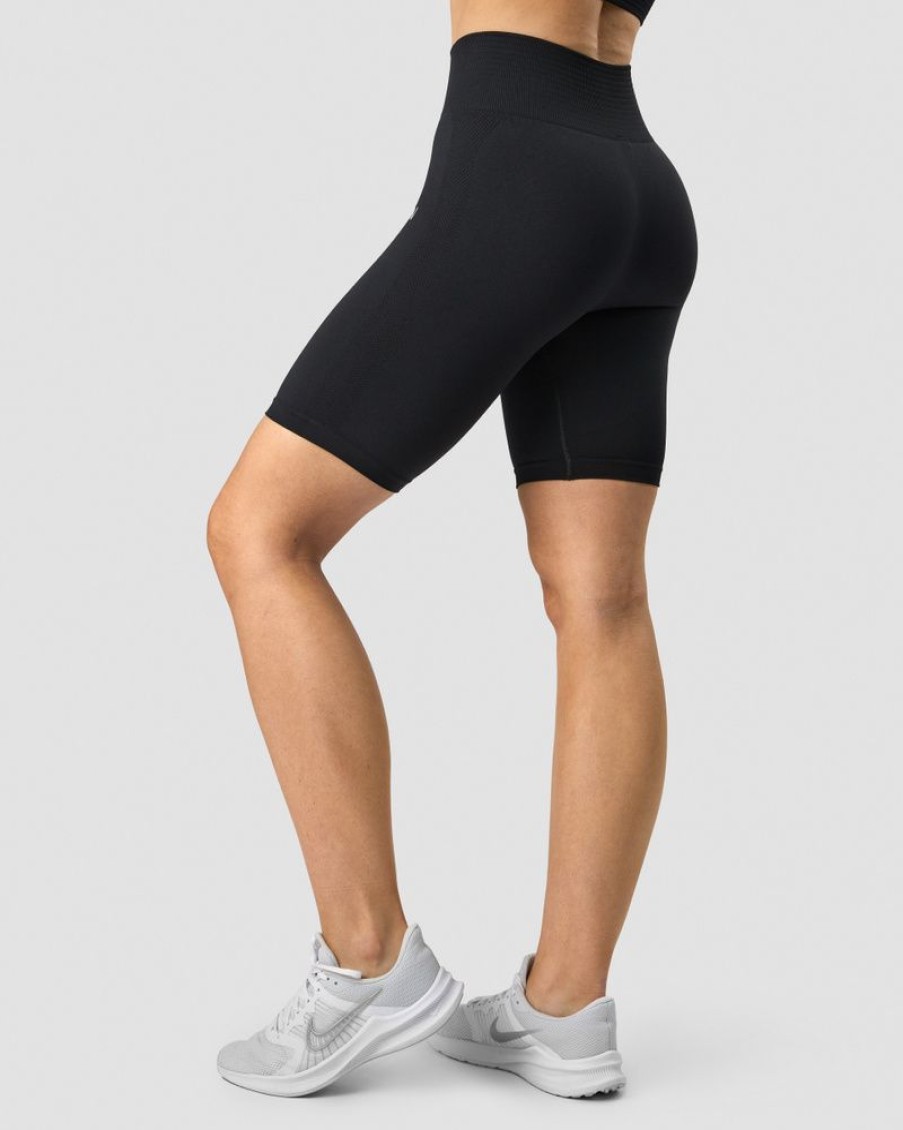 Dame ICIW Seamless | Define Seamless Pocket Biker Shorts Black