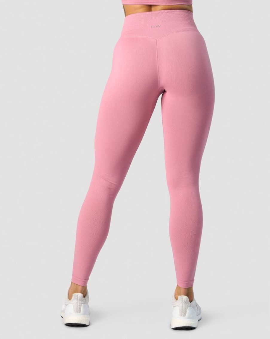 Dame ICIW Tights & Leggings | Define Seamless V-Shape Tights Dusty Pink
