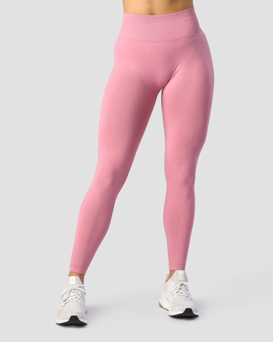 Dame ICIW Tights & Leggings | Define Seamless V-Shape Tights Dusty Pink