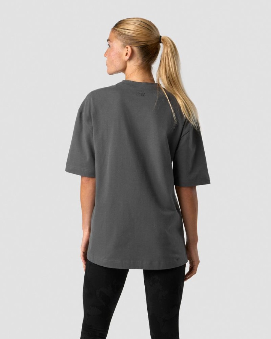 Dame ICIW T-Shirts | Everyday Cotton T-Shirt Dark Grey