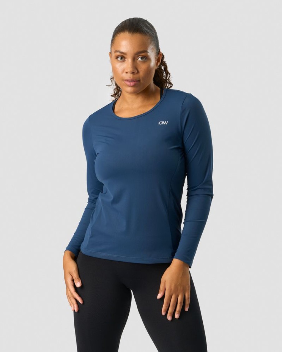 Dame ICIW Langermet | Everyday Long Sleeve Dark Blue