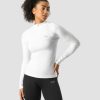 Dame ICIW Seamless | Everyday Seamless 1/4 Zip Wmn White