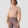 Dame ICIW T-Shirts | Everyday Cropped T-Shirt Cappuccino