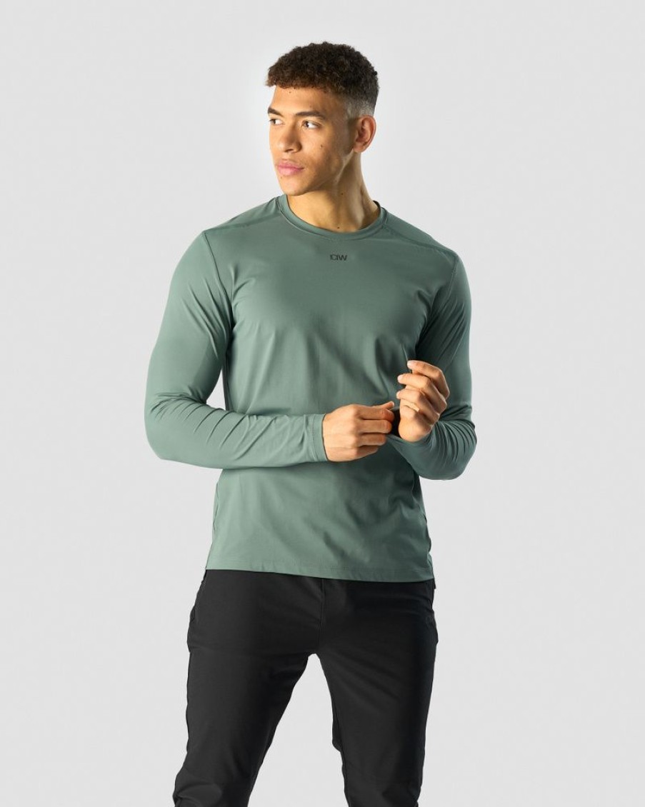 Herre ICIW Langermet | Charge Longsleeve Men Sea Green